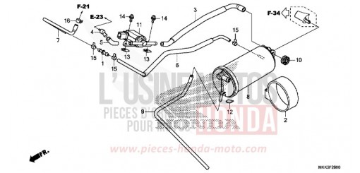 CUVETTE CRF1000DJ de 2018